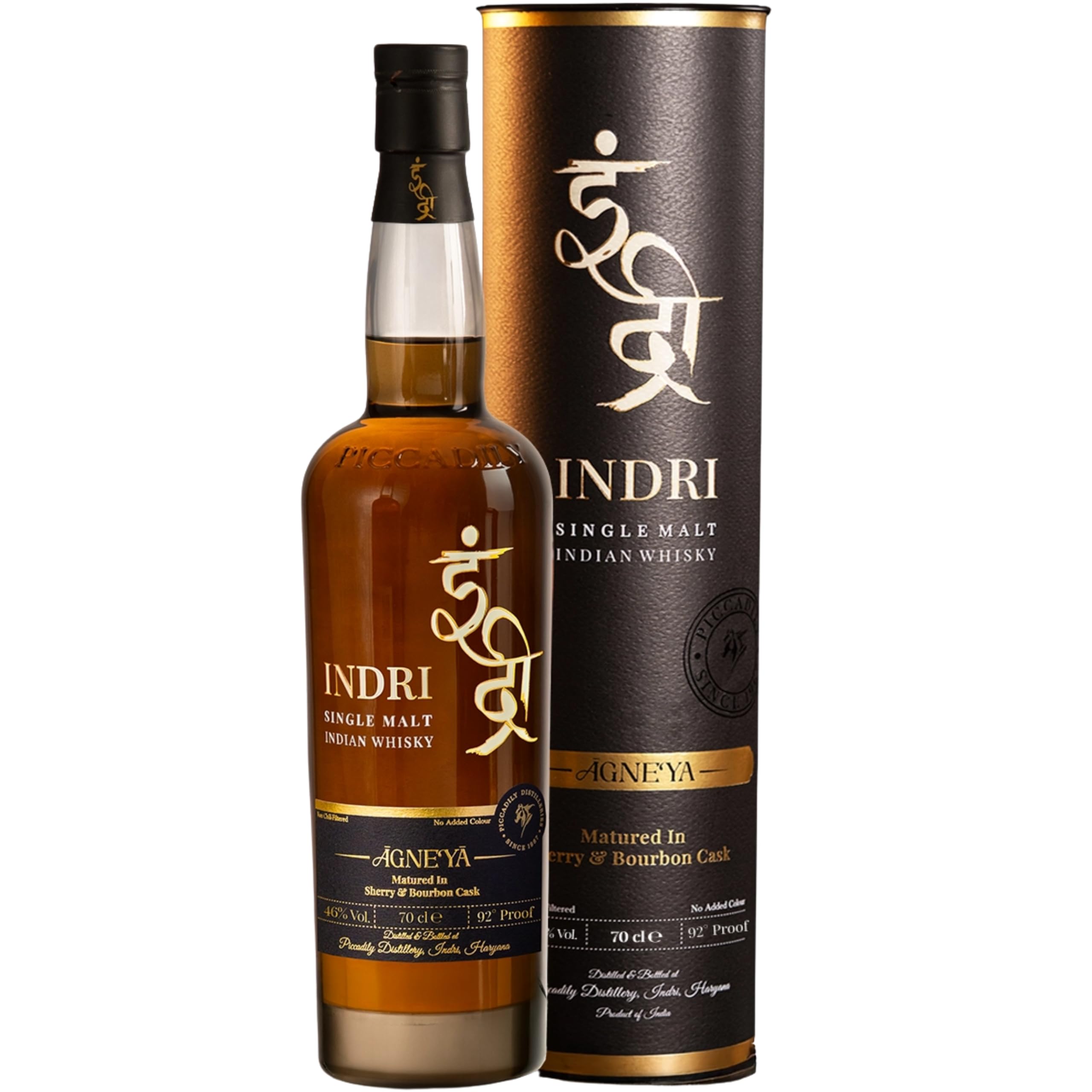 Indri Agneya Single Malt Indian Whisky : Amazon.sg